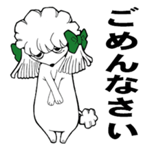 Mr. Jimmie of a strong toy poodle sticker #2731268