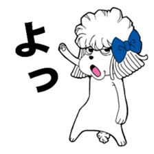 Mr. Jimmie of a strong toy poodle sticker #2731269