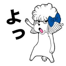 Mr. Jimmie of a strong toy poodle sticker #2731269
