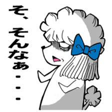 Mr. Jimmie of a strong toy poodle sticker #2731280