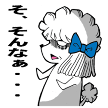 Mr. Jimmie of a strong toy poodle sticker #2731280
