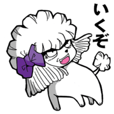 Mr. Jimmie of a strong toy poodle sticker #2731281