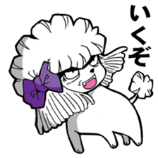 Mr. Jimmie of a strong toy poodle sticker #2731281