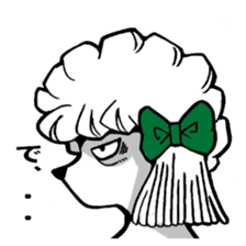 Mr. Jimmie of a strong toy poodle sticker #2731282