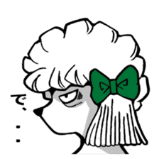 Mr. Jimmie of a strong toy poodle sticker #2731282