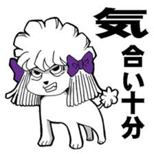 Mr. Jimmie of a strong toy poodle sticker #2731287