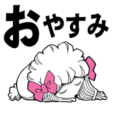 Mr. Jimmie of a strong toy poodle sticker #2731292