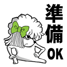 Mr. Jimmie of a strong toy poodle sticker #2731293