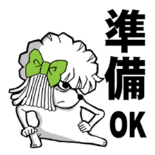 Mr. Jimmie of a strong toy poodle sticker #2731293