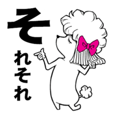 Mr. Jimmie of a strong toy poodle sticker #2731294