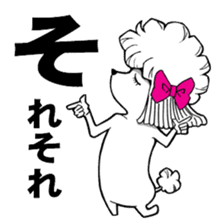 Mr. Jimmie of a strong toy poodle sticker #2731294
