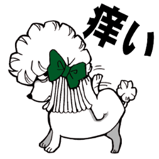 Mr. Jimmie of a strong toy poodle sticker #2731300