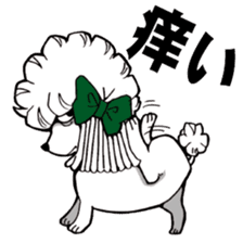 Mr. Jimmie of a strong toy poodle sticker #2731300