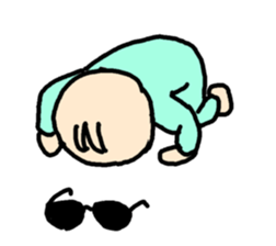 Mischievous Baby sticker #2732486