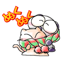 Onayami Panda & Necoco Cat sticker #2732531