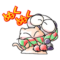 Onayami Panda & Necoco Cat sticker #2732531