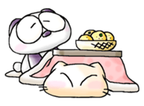 Onayami Panda & Necoco Cat sticker #2732533