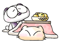 Onayami Panda & Necoco Cat sticker #2732533