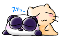 Onayami Panda & Necoco Cat sticker #2732534