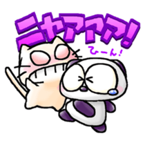 Onayami Panda & Necoco Cat sticker #2732536