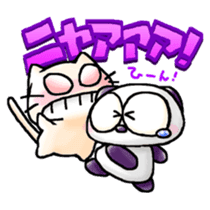 Onayami Panda & Necoco Cat sticker #2732536