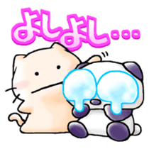 Onayami Panda & Necoco Cat sticker #2732537