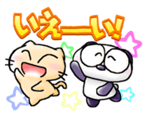 Onayami Panda & Necoco Cat sticker #2732538