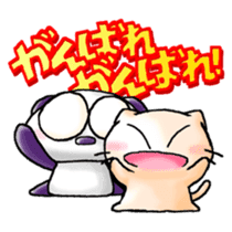 Onayami Panda & Necoco Cat sticker #2732549