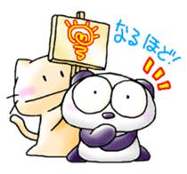 Onayami Panda & Necoco Cat sticker #2732563