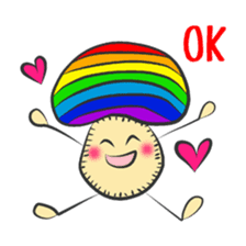 Felt Mushroom Chan sticker #2732931