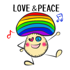 Felt Mushroom Chan sticker #2732933