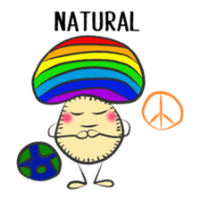 Felt Mushroom Chan sticker #2732934