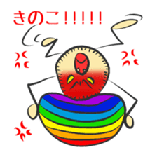 Felt Mushroom Chan sticker #2732940