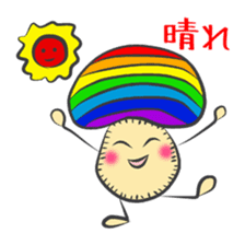 Felt Mushroom Chan sticker #2732959