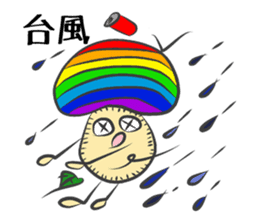Felt Mushroom Chan sticker #2732962