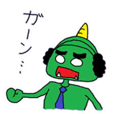 A demon's salaried worker sticker #2733961