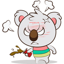Kuruu, the cute little koala sticker #2734389