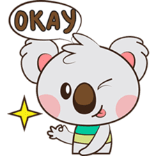 Kuruu, the cute little koala sticker #2734391
