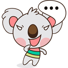 Kuruu, the cute little koala sticker #2734399
