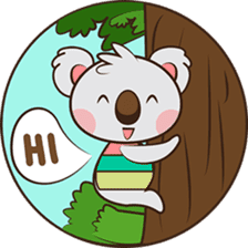 Kuruu, the cute little koala sticker #2734406