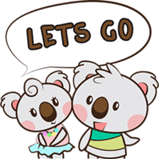 Kuruu, the cute little koala sticker #2734409