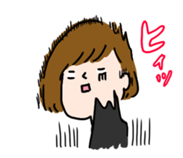 Job hunting girl Aiko sticker #2734816