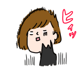 Job hunting girl Aiko sticker #2734816