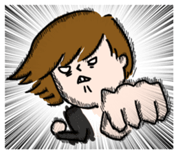 Job hunting girl Aiko sticker #2734820