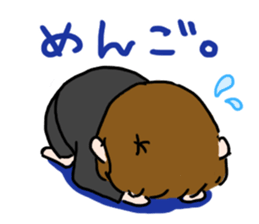 Job hunting girl Aiko sticker #2734822