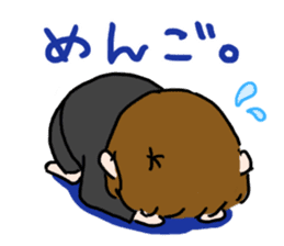 Job hunting girl Aiko sticker #2734822