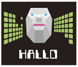 Mr Polygon Head sticker #2734851