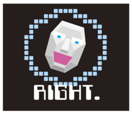 Mr Polygon Head sticker #2734853