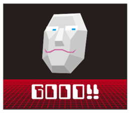 Mr Polygon Head sticker #2734857