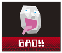 Mr Polygon Head sticker #2734858